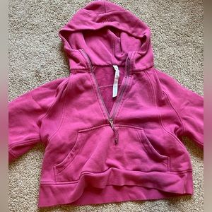 Scuba Hoodie Cropped 1/2 Zip